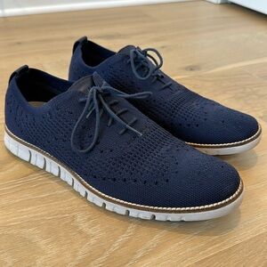 Cole Haan GrandPro Knit Runner Sneakers in Navy Blue Size 10.5